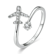 s925 silver sailing open ring, view 6 - MRSLM