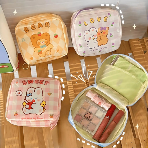 womens mini canvas cosmetic bag set - MRSLM
