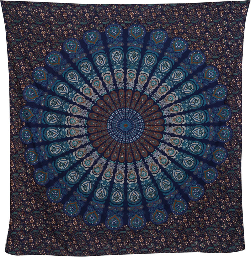 indian mandala tapestry, view 6 - MRSLM