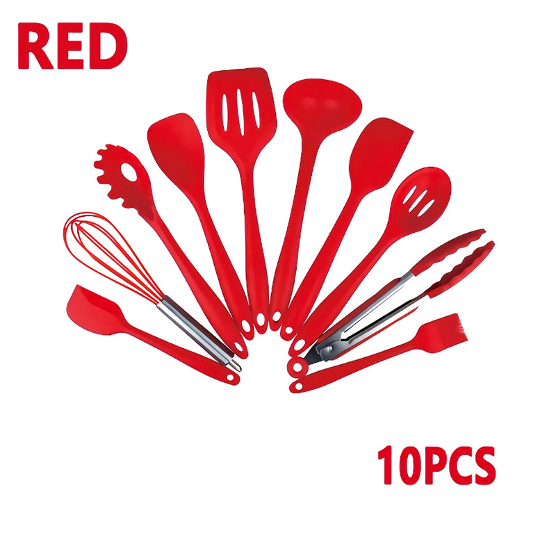 silicone kitchen utensils set, view 7 - MRSLM