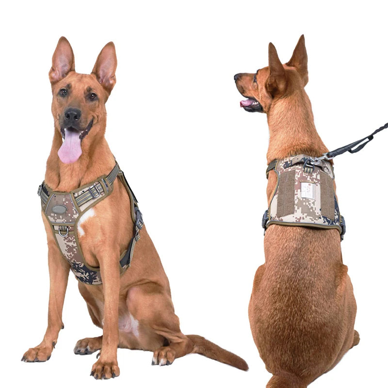 adjustable tactical dog harness - MRSLM