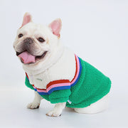 cozy winter fleece dog coat, view 5 - MRSLM