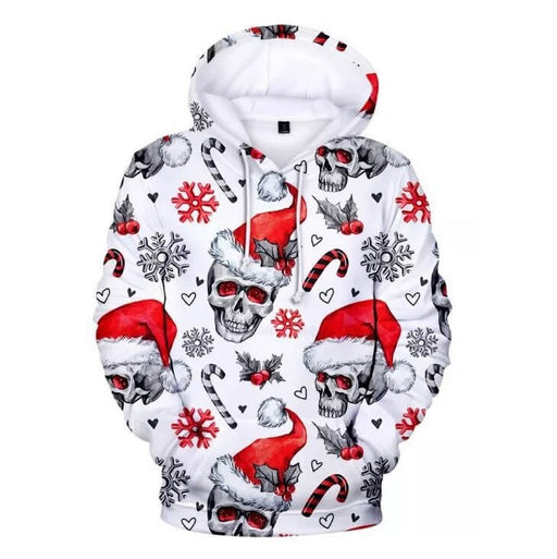 loose white pullover hoodie - MRSLM