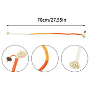 cotton rope cat teaser toy, view 2 - MRSLM