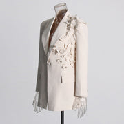 butterfly decorative suit jacket, view 3 - MRSLM