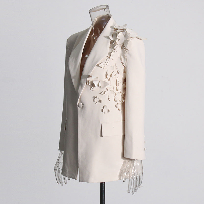 butterfly decorative suit jacket, view 3 - MRSLM