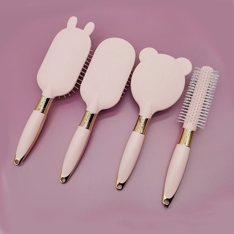 beauty hair brush with nylon pins, view 7 - MRSLM