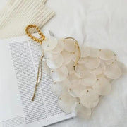 Sequin evening shell bag, view 5 - MRSLM
