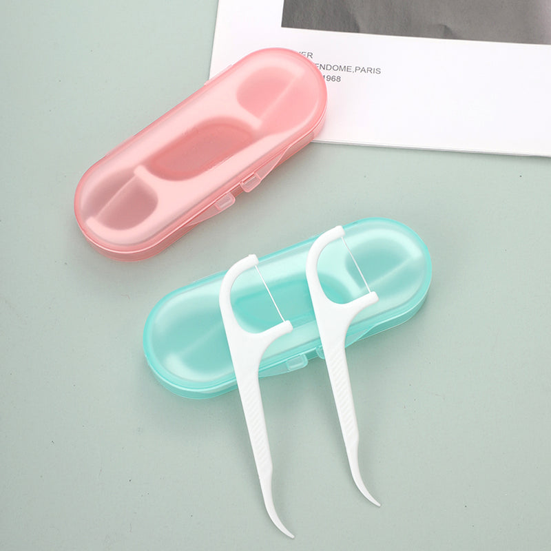 Portable dental floss stick set, view 5 - MRSLM