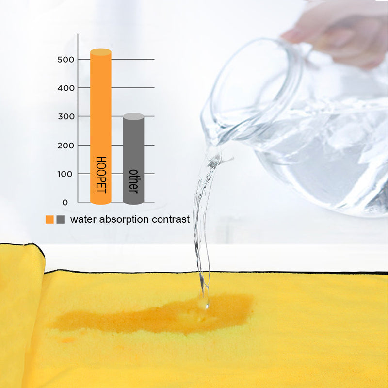 super absorbent pet bath towel, view 6 - MRSLM