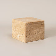 Travertine storage box with lid - MRSLM