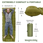 inflatable camping mattress, view 9 - MRSLM