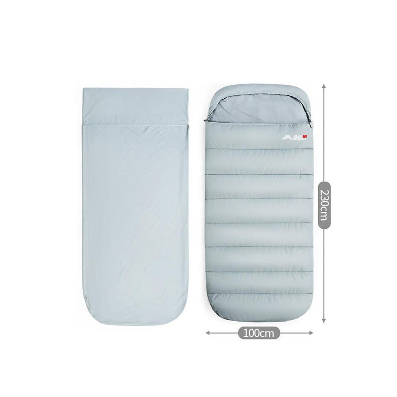 extra-large 3-season sleeping bag, view 2 - MRSLM