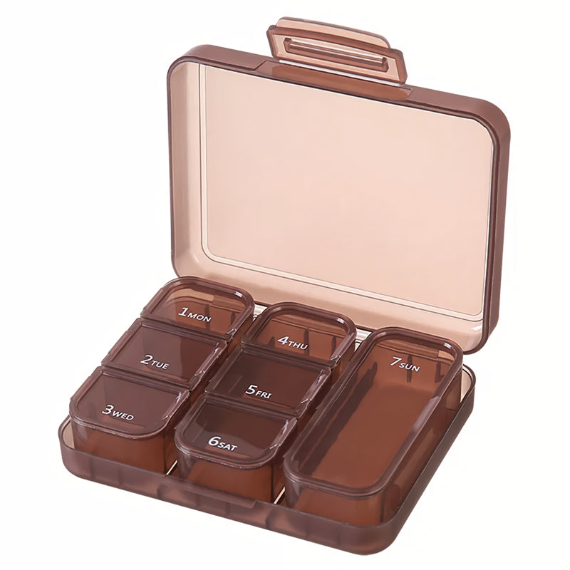 7-compartment pill organizer, view 2 - MRSLM