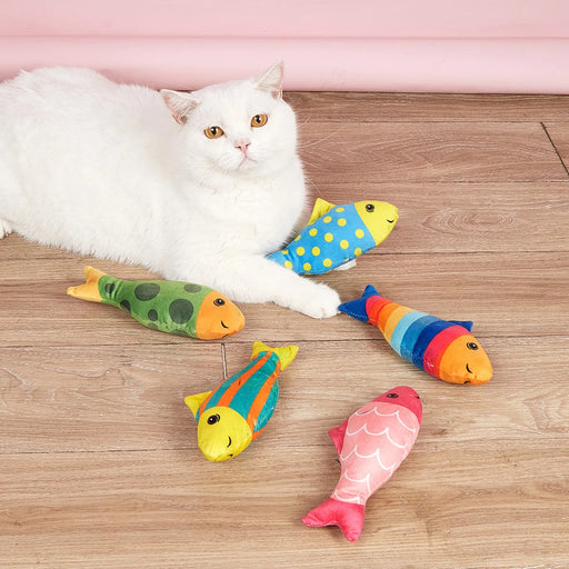catnip-infused fish toy - MRSLM