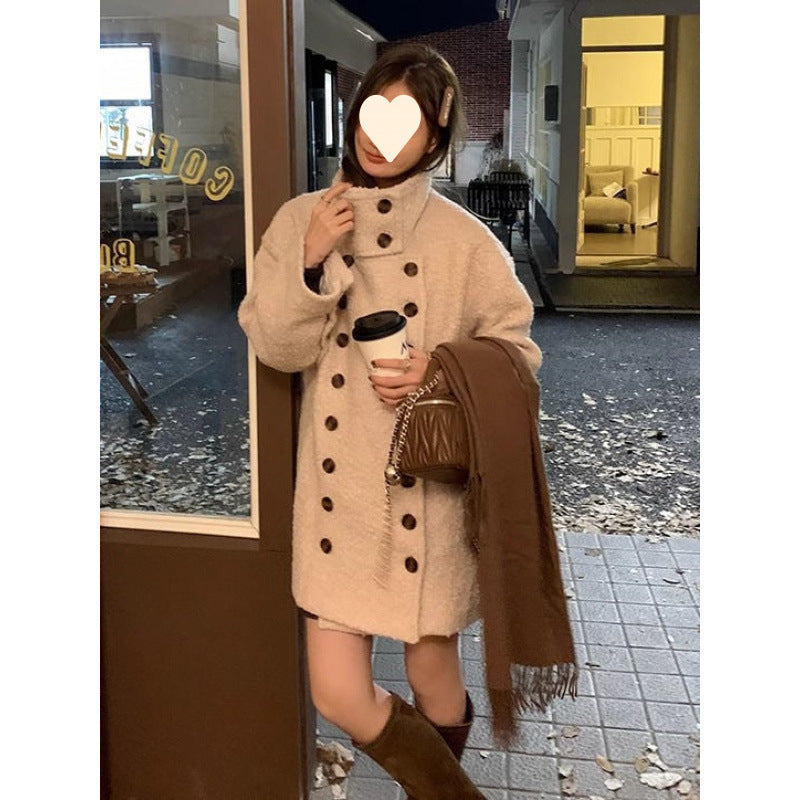 mid-length furry jacket top, view 4 - MRSLM