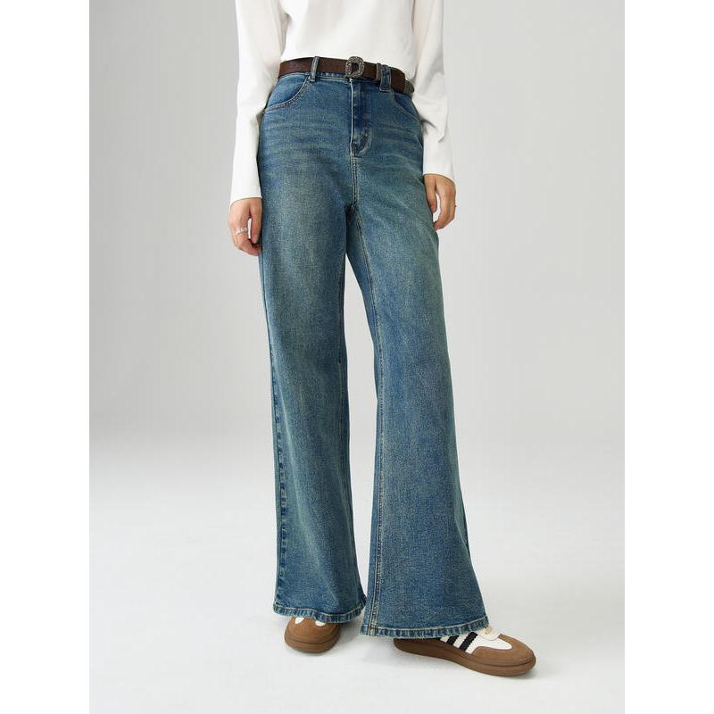 high waist flared jeans, view 3 - MRSLM