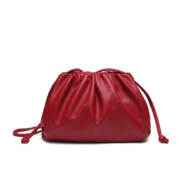 PU leather crossbody dumpling bag, view 5 - MRSLM