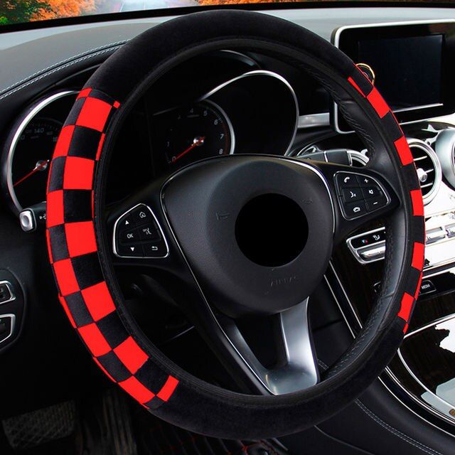 Universal Plush Auto Steering Wheel Cover