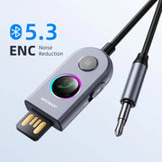 wireless car bluetooth receiver USB AUX, view 3 - MRSLM