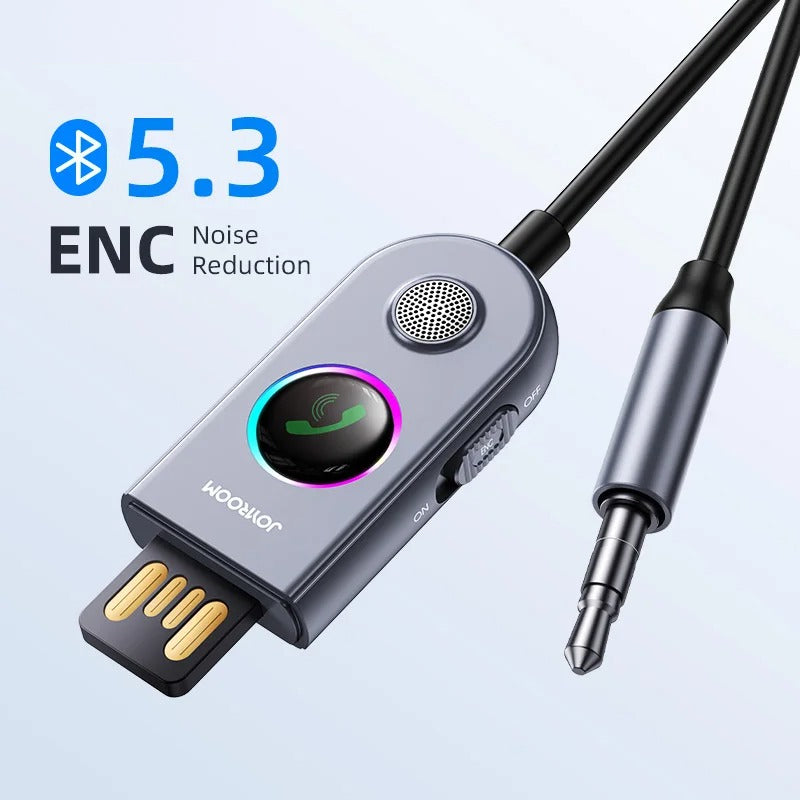 wireless car bluetooth receiver USB AUX, view 3 - MRSLM