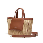 woven beach tote, view 2 - MRSLM