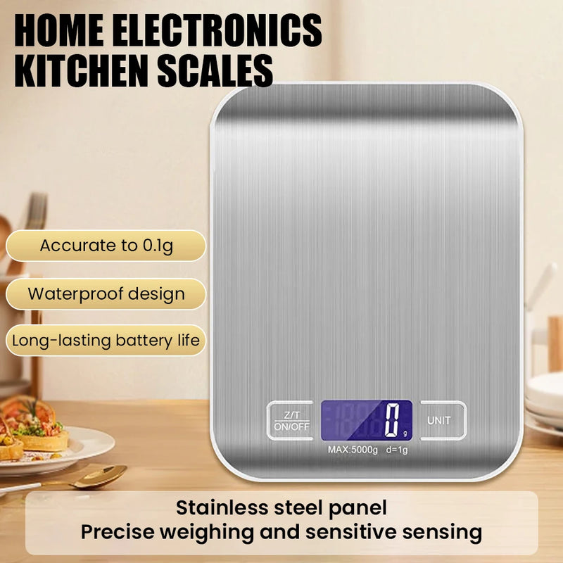 electronic kitchen scale, view 2 - MRSLM