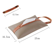 PU leather car seat tissue holder, view 12 - MRSLM