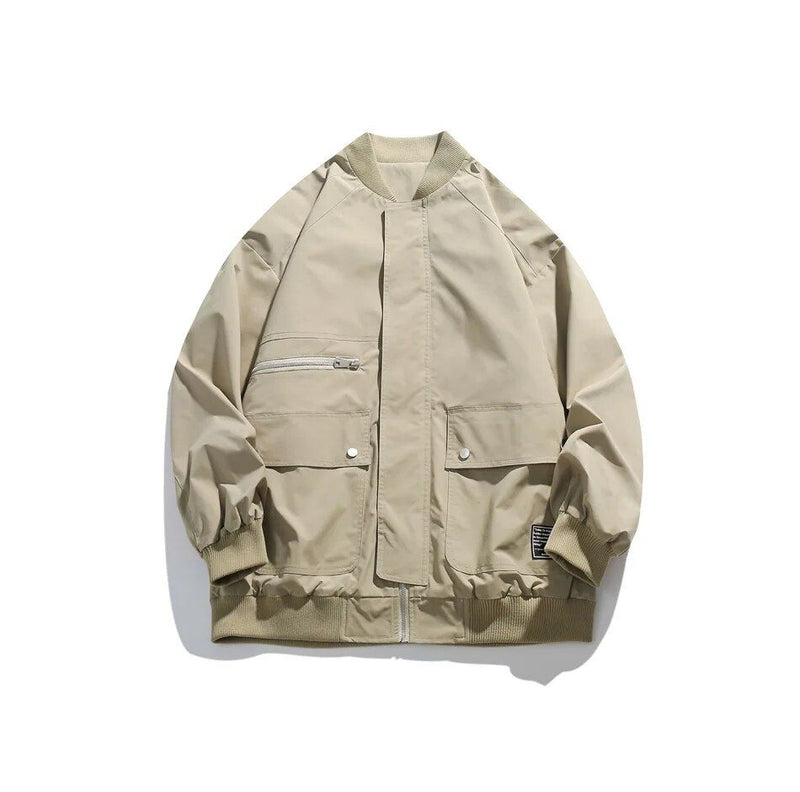 women's bomber jacket with pockets, view 2 - MRSLM