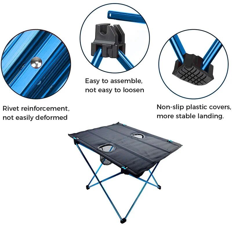 ultra-light folding picnic table, view 9 - MRSLM