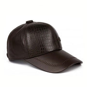 men's sheepskin leather hat, view 4 - MRSLM