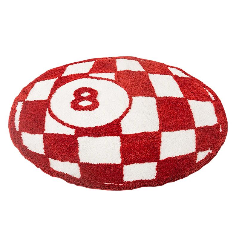billiards 8 ball tufted area rug, view 2 - MRSLM