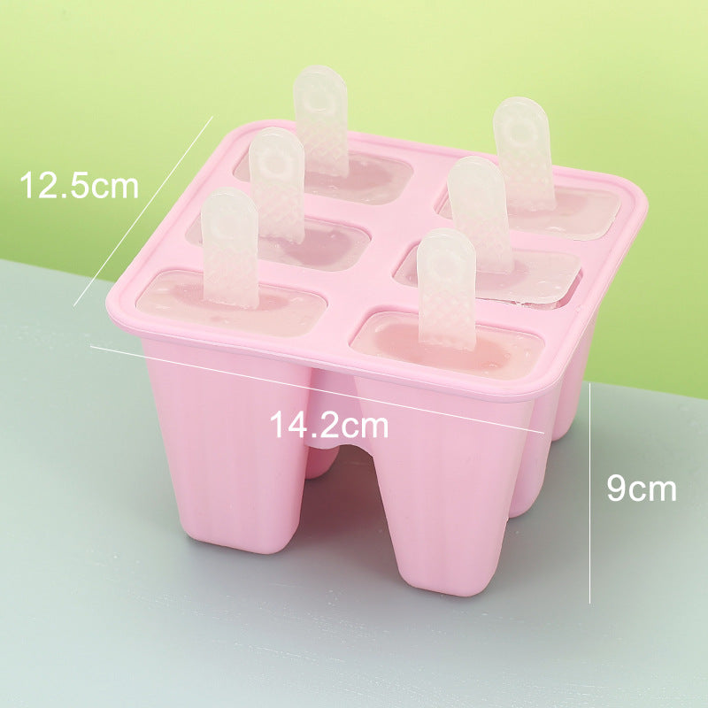 6-cavity silicone ice pop mold, view 4 - MRSLM