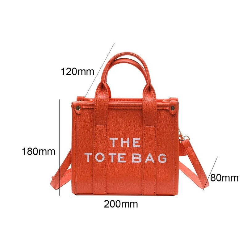 women's PU leather tote bag, view 2 - MRSLM
