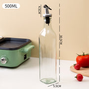 transparent leakproof olive oil bottle, view 3 - MRSLM