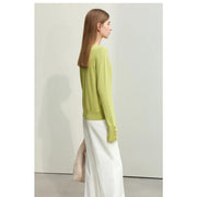 spring viscose blend cardigan, view 12 - MRSLM