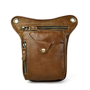 oil wax leather waist pack, view 8 - MRSLM