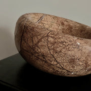 rainforest brown marble bowl, view 3 - MRSLM