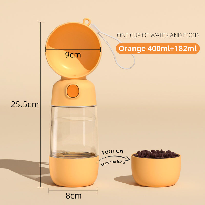 portable pet travel bottle, view 7 - MRSLM