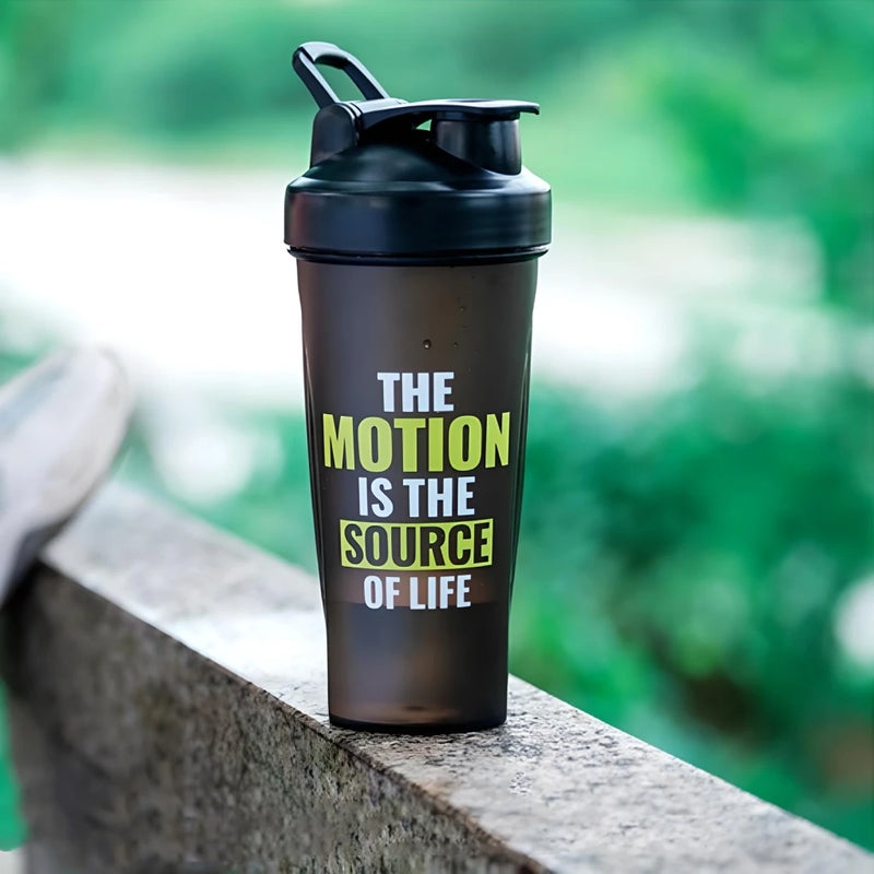 portable protein shaker bottle, view 9 - MRSLM