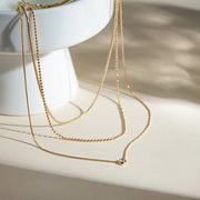 three layer Y shaped necklace - MRSLM