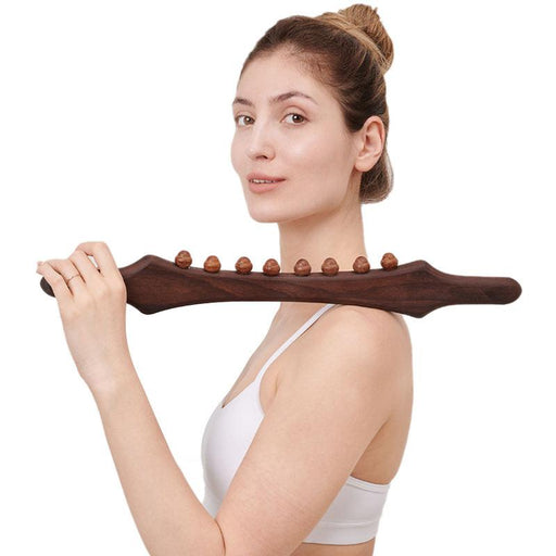 natural wood gua sha scraping stick - MRSLM