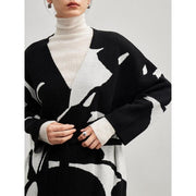 long cardigan sweater, view 3 - MRSLM