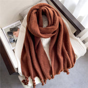 Acrylic tassel scarf, view 2 - MRSLM