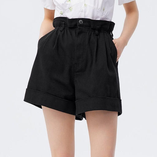 high-waist A-line casual shorts - MRSLM
