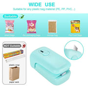 portable mini bag sealer and cutter, view 8 - MRSLM