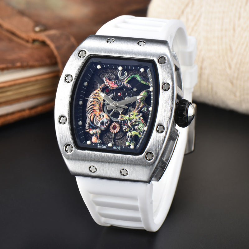 Men's dragon tiger quartz watch, view 16 - MRSLM
