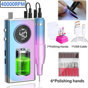 electric nail drill machine, view 2 - MRSLM