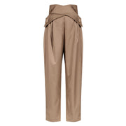 cross strap carrot pants, view 5 - MRSLM