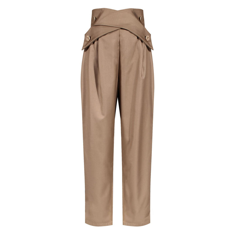 cross strap carrot pants, view 5 - MRSLM